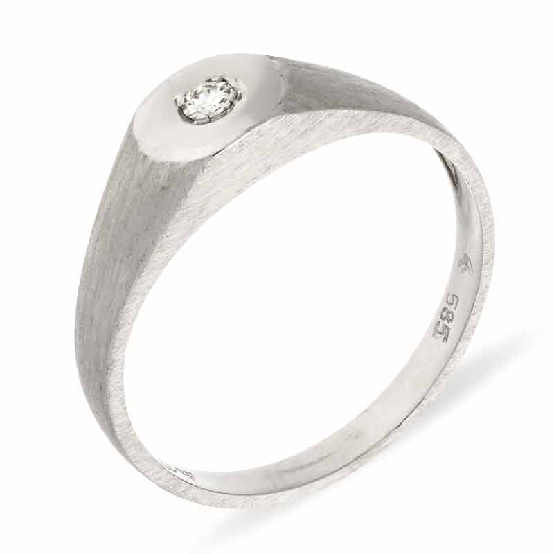 Brillant-Ring Weißgold