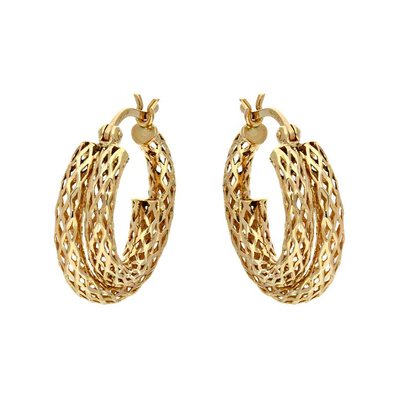 Creolen Gelbgold