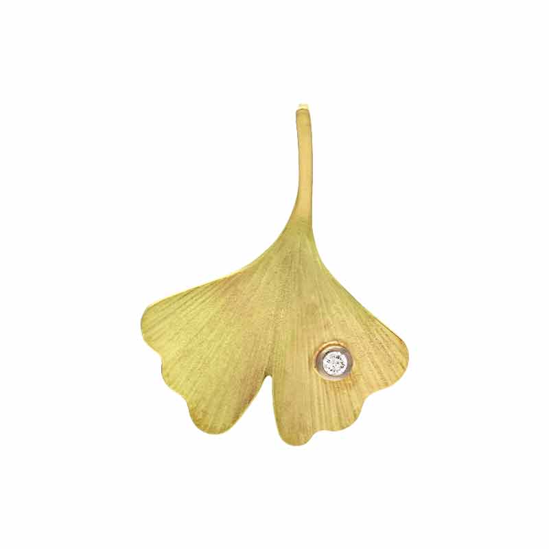Brillant-Anhänger Gelbgold
