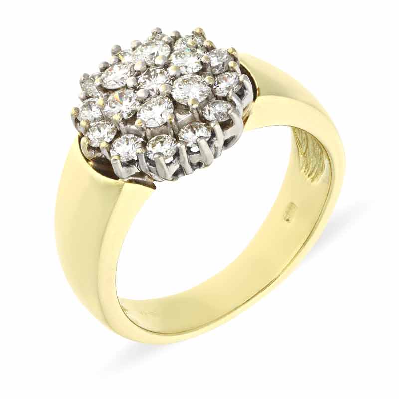 Brillant-Ring Bicolor
