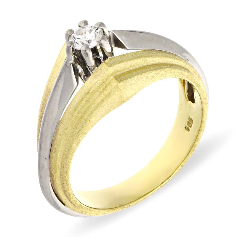 Brillant-Ring Bicolor