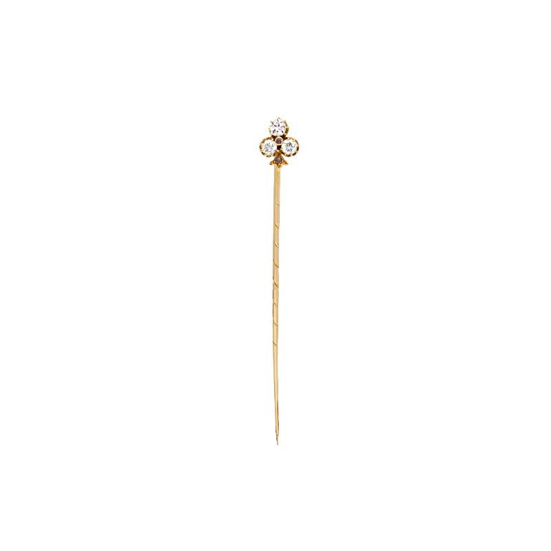 Diamant-Nadel Gelbgold