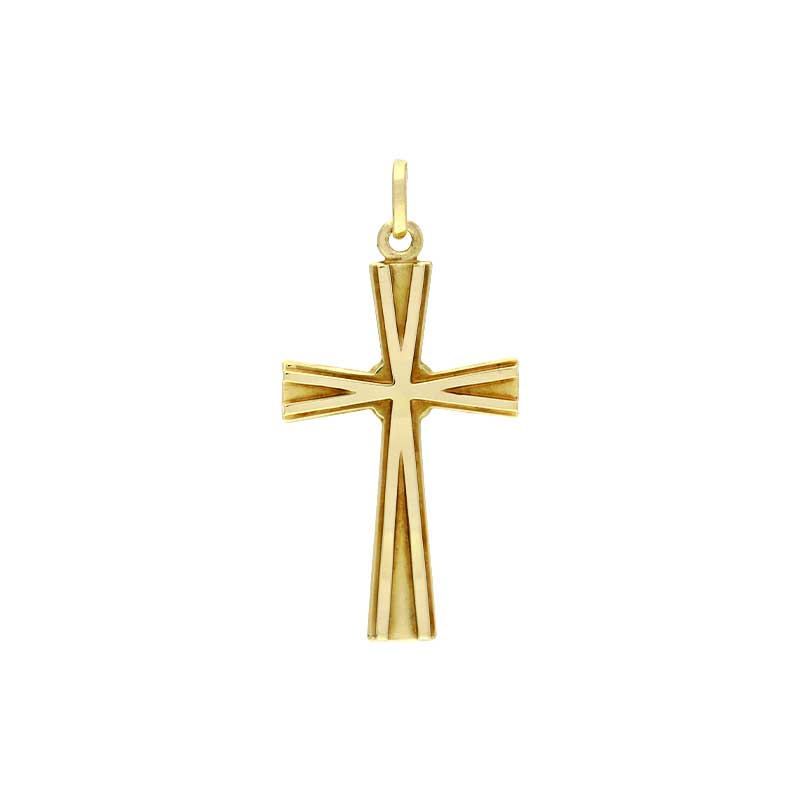 Anhänger 'Kreuz' Gelbgold