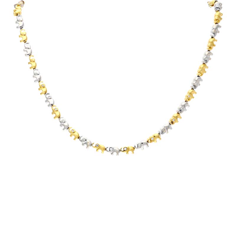 Brillant-Collier 'Elefantenparade' Bicolor