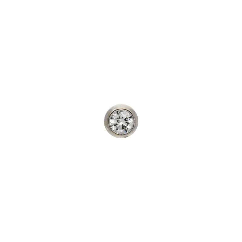 Brillant-Anstecker Weißgold
