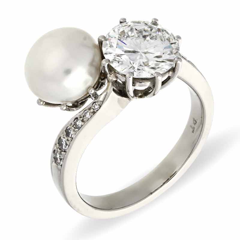 Perl-Ring Platin