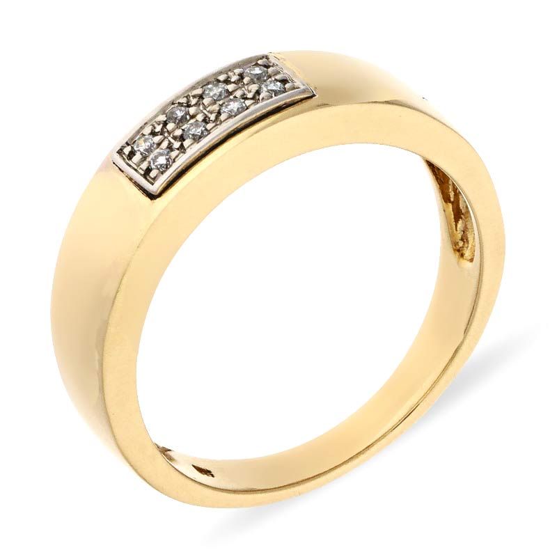 Brillant-Ring Bicolor