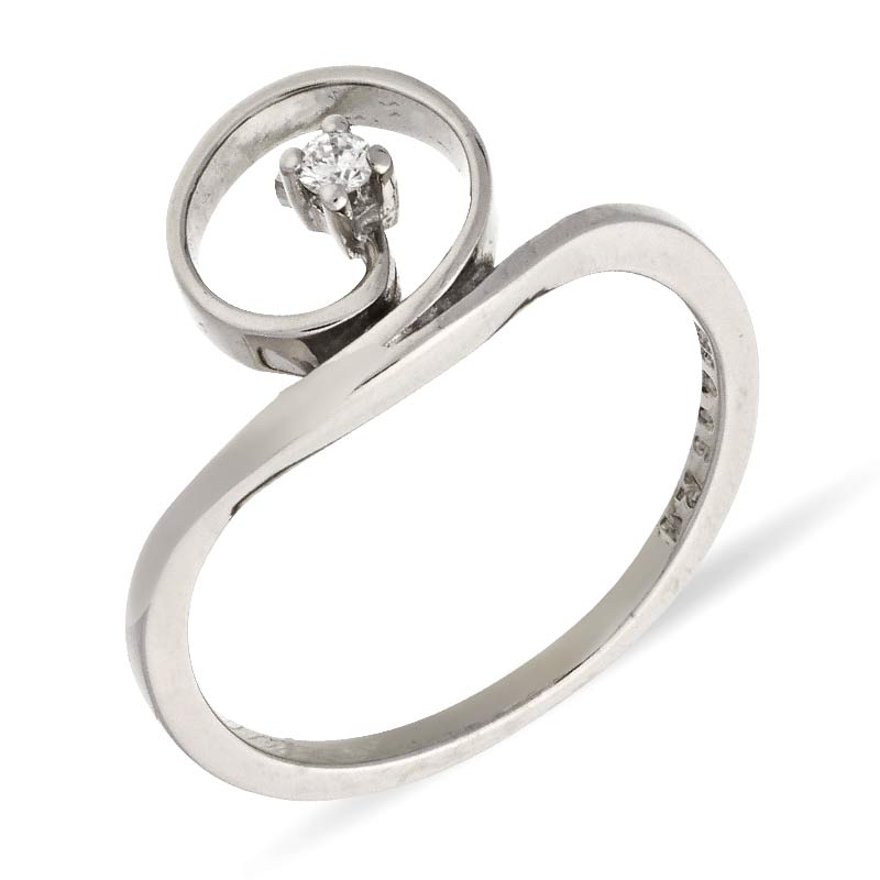 Brillant-Ring Weißgold