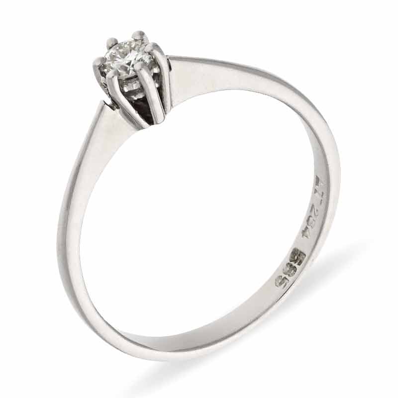 Brillant-Ring Weißgold