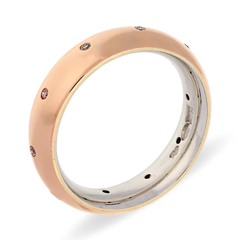 Brillant-Ring Bicolor